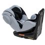 Voir la diapositive 3 : BEBELISSIMO BEBELISSIMO - Siège auto Isofix - pivotant 360 ° - groupe 0+/1/2/3 - (0-36kg) - i-Leto - gris/noir - protections latérales
