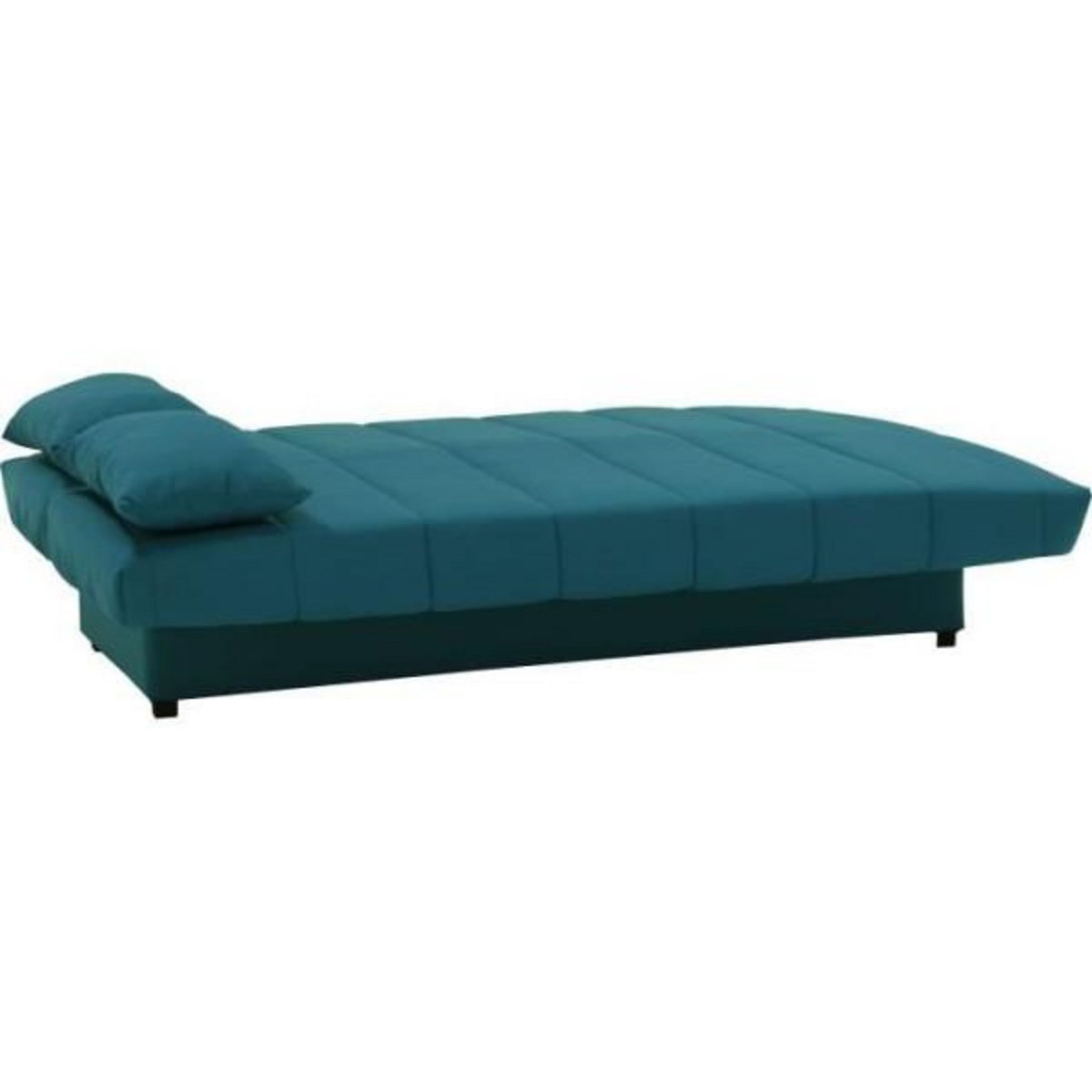 MARKET24 Banquette clic clac 3 places - Bleu canard - L 190 x P92 cm - MILA