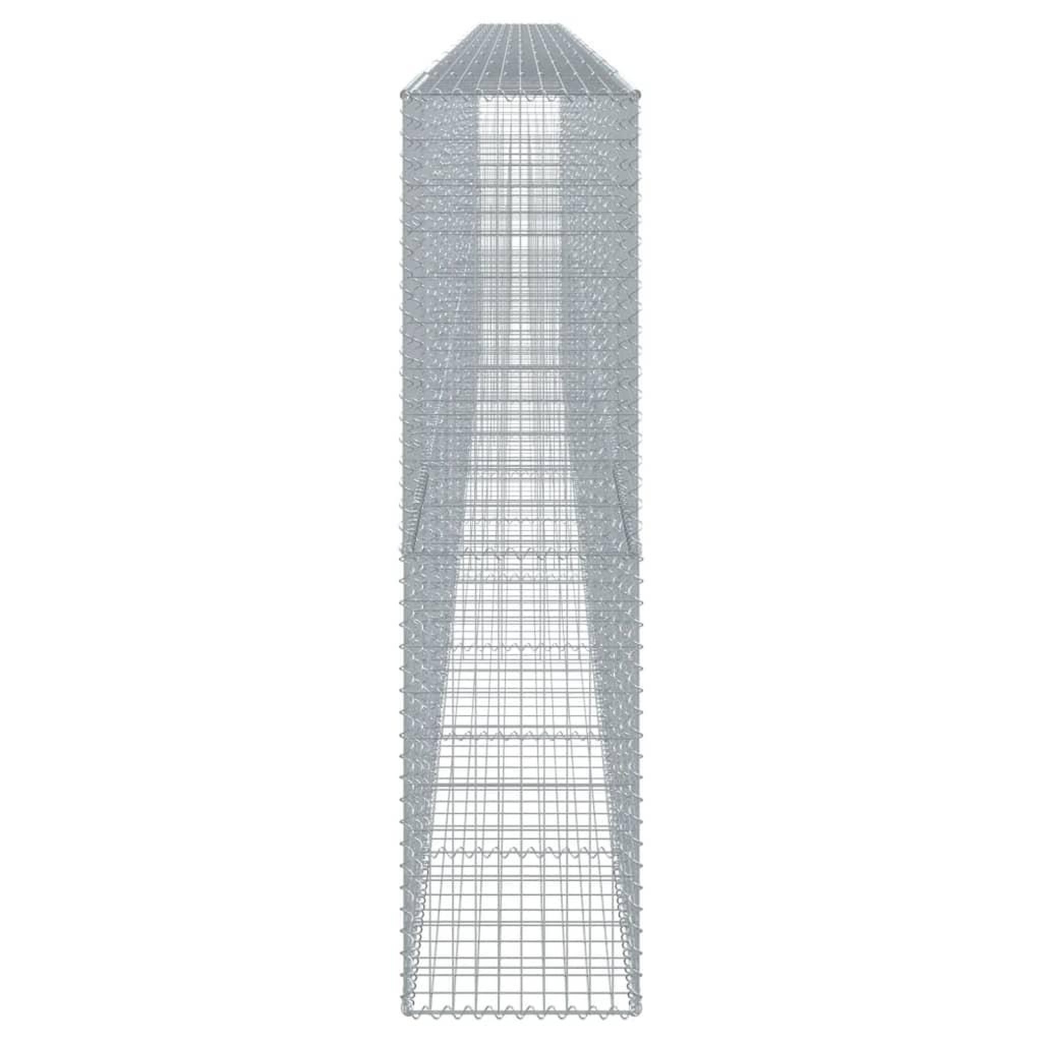 Voir la diapositive 4 : VIDAXL Panier gabion avec couvercle 1000x50x200 cm fer galvanise