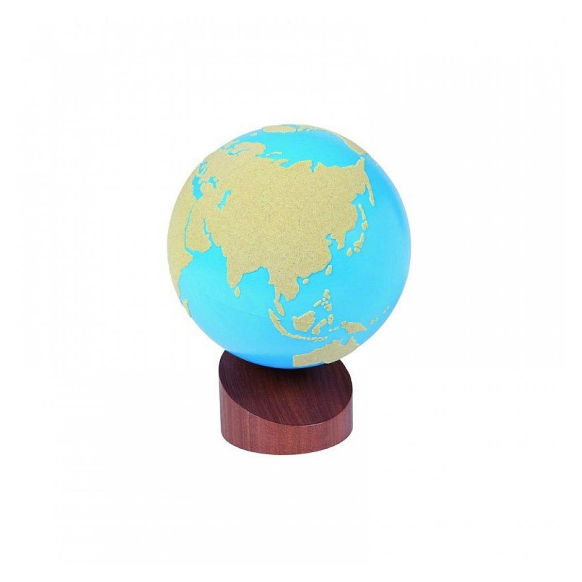 GAM MONTESSORI Globe de terre et d'eau : papier de verre - jeu Montessori
