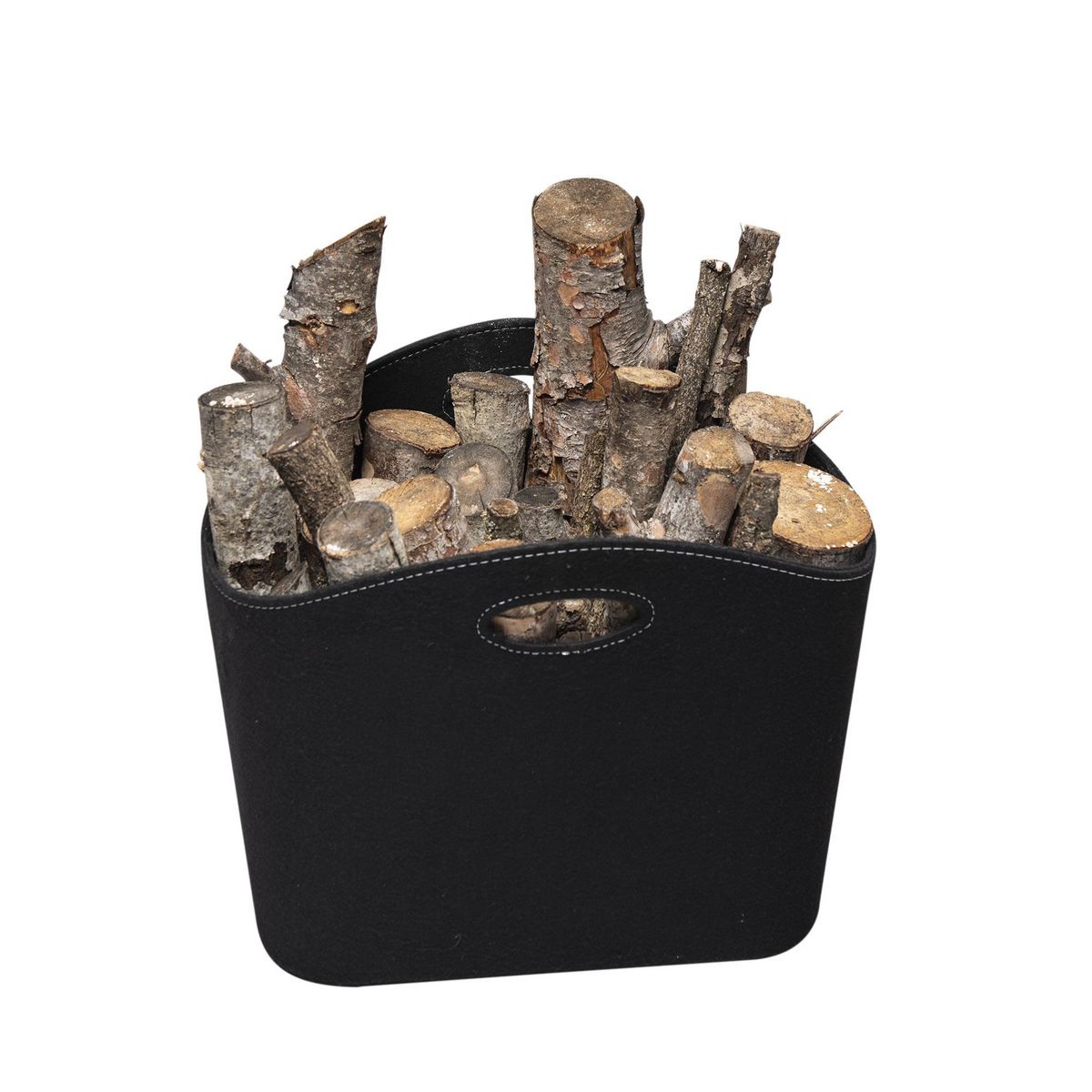 WERKAPRO Seau à bûches rectangulaire en feutre WERKA PRO  45x33x39cm