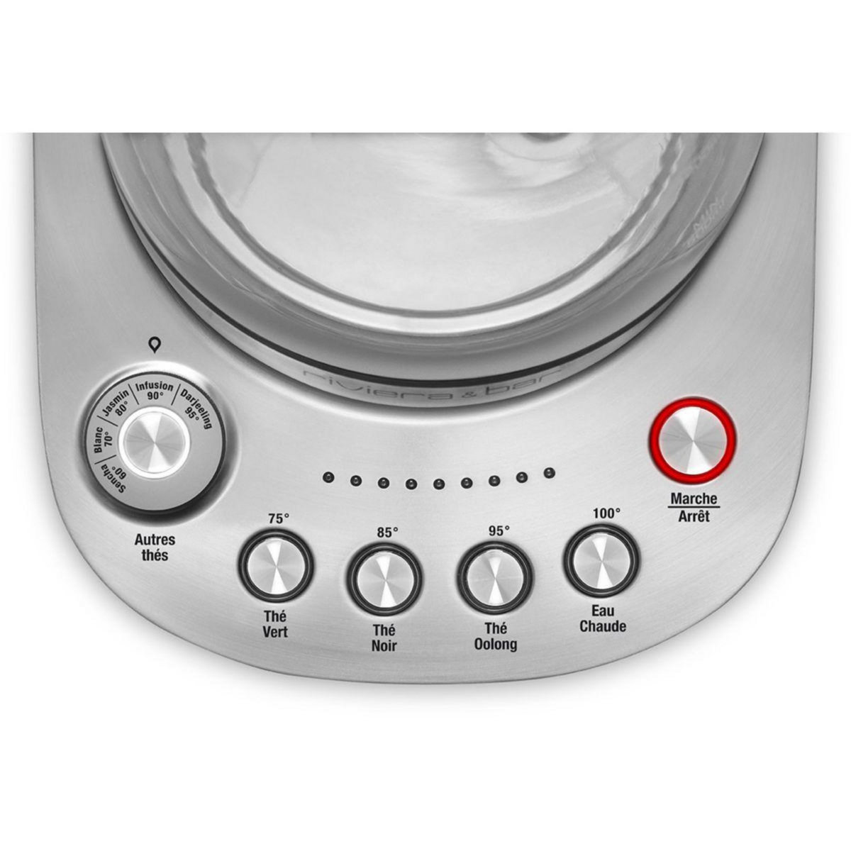 Riviera & Bar Théière BTH570 inox darjeeling zen