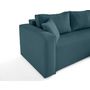 Voir la diapositive 6 : BEST MOBILIER Topaze - canapé d'angle déhoussable réversible 4 places en tissu
