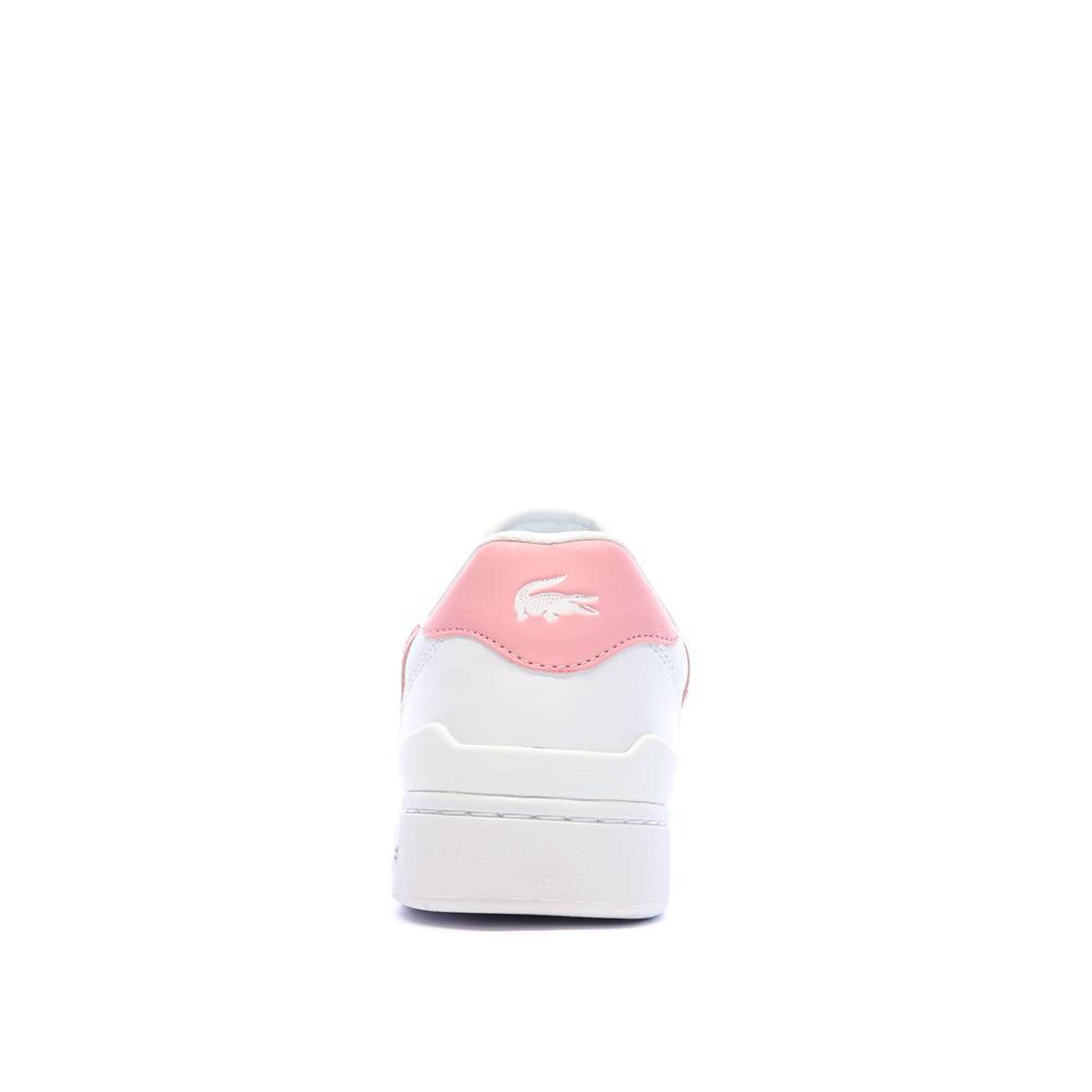 Voir la diapositive 3 : Lacoste Baskets Blanc/Rose Femme Lacoste T-clip Set 224