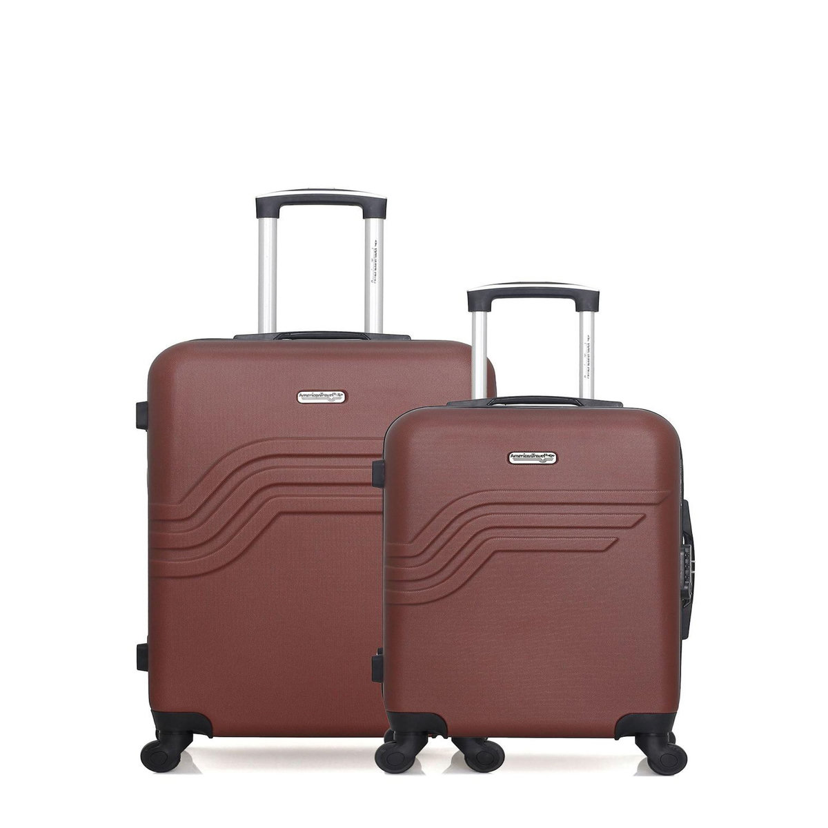 AMERICAN TRAVEL AMERICAN TRAVEL - Lot de 2 - Valise weekend et valise cabine QUEENS