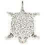 Voir la diapositive 2 : VIDAXL Tapis en peluche en forme de leopard 139 cm Blanc