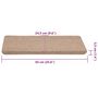 Voir la diapositive 6 : VIDAXL Tapis d'escalier auto-adhesifs 30 pcs beige 65x24,5x3,5 cm