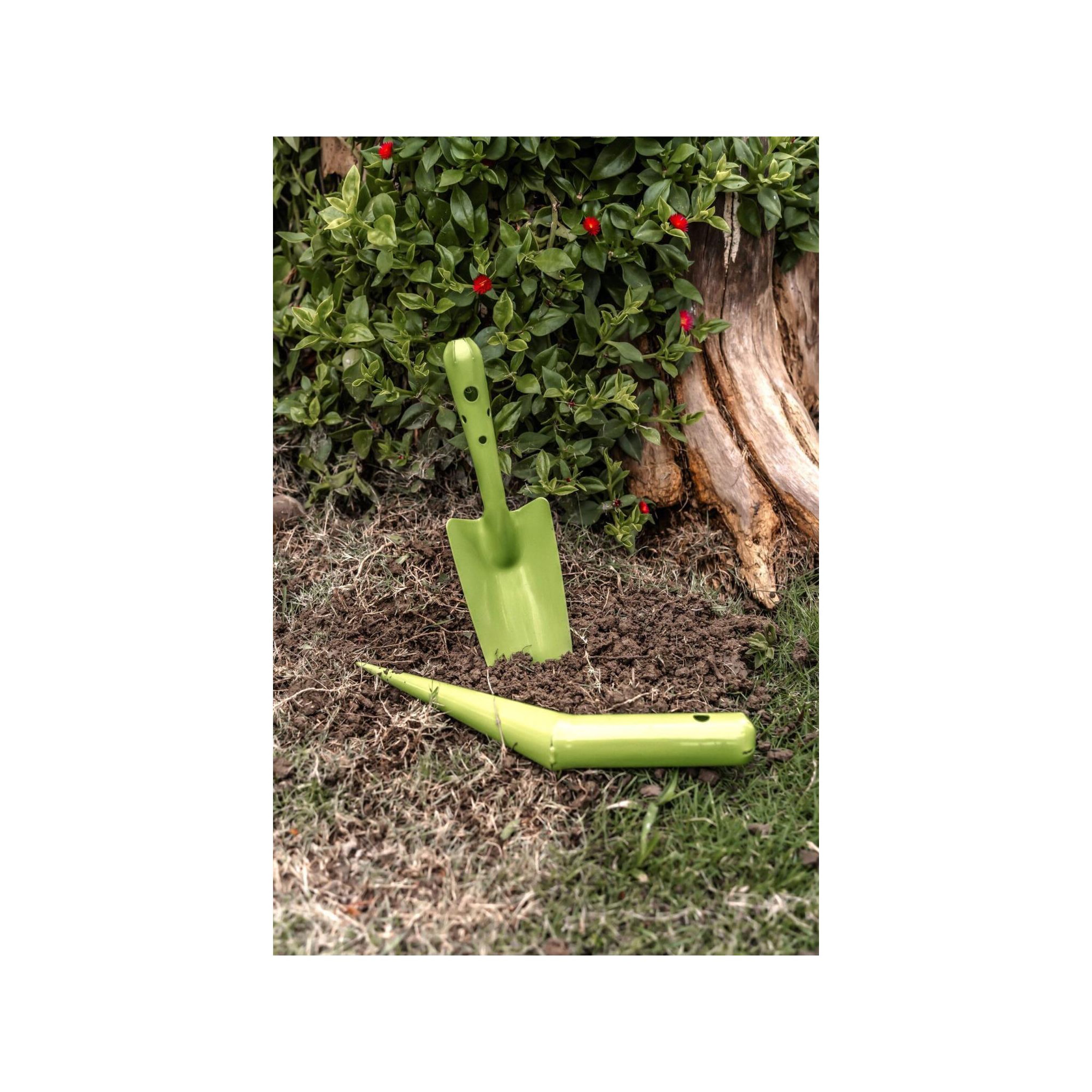 Voir la diapositive 5 : SUAN Lot de 2 outils de jardin - suan - transplantoir et pic - en acier
