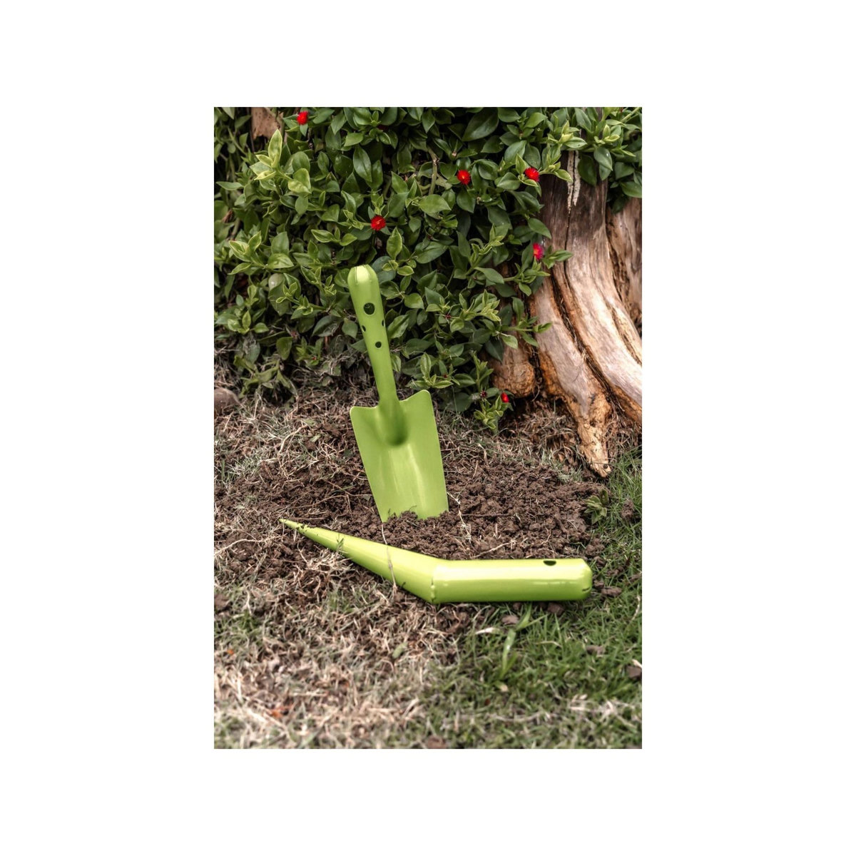 SUAN Lot de 2 outils de jardin - Suan - Transplantoir et pic - En acier