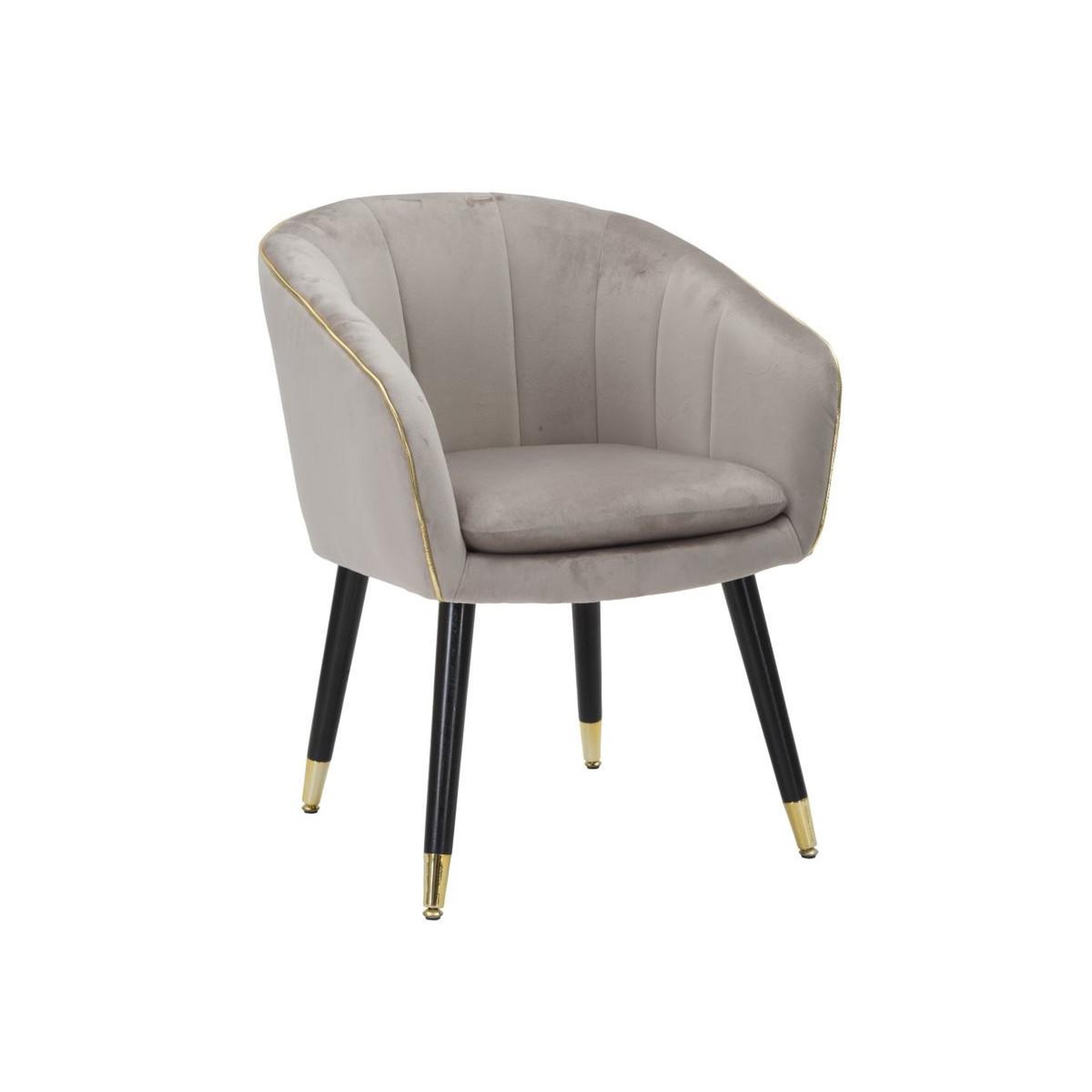 Paris Prix Fauteuil design en tissu  paris  78cm gris