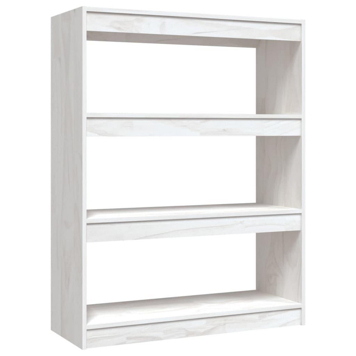 VIDAXL Bibliotheque/Separateur de piece Blanc 100x30x103 cm Pin massif