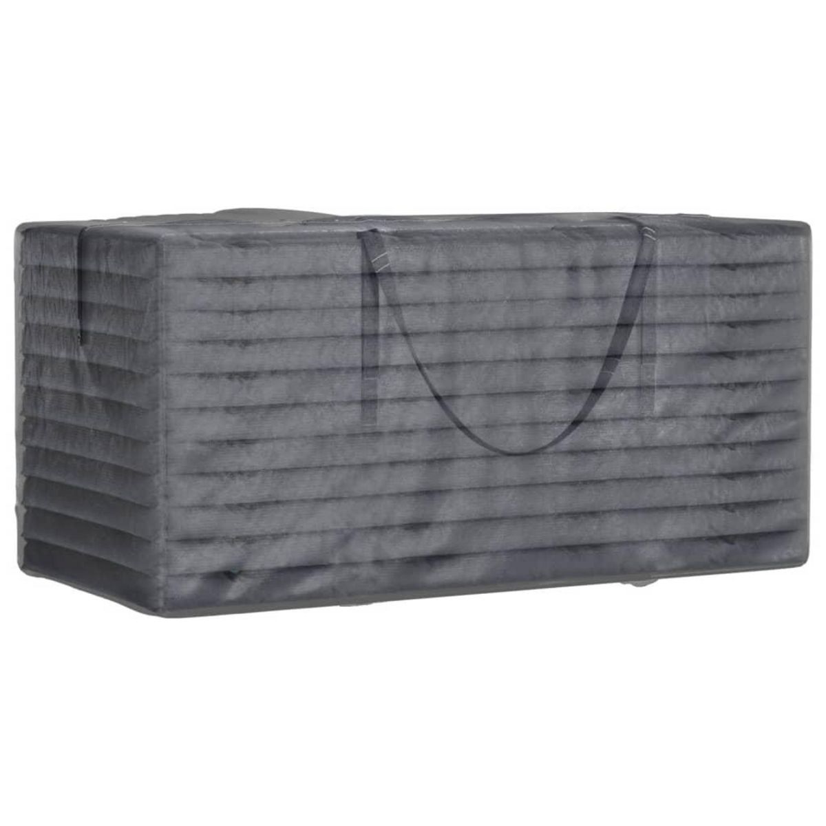 VIDAXL Sac de rangement pour coussins de jardin noir 150x75x75 cm PE