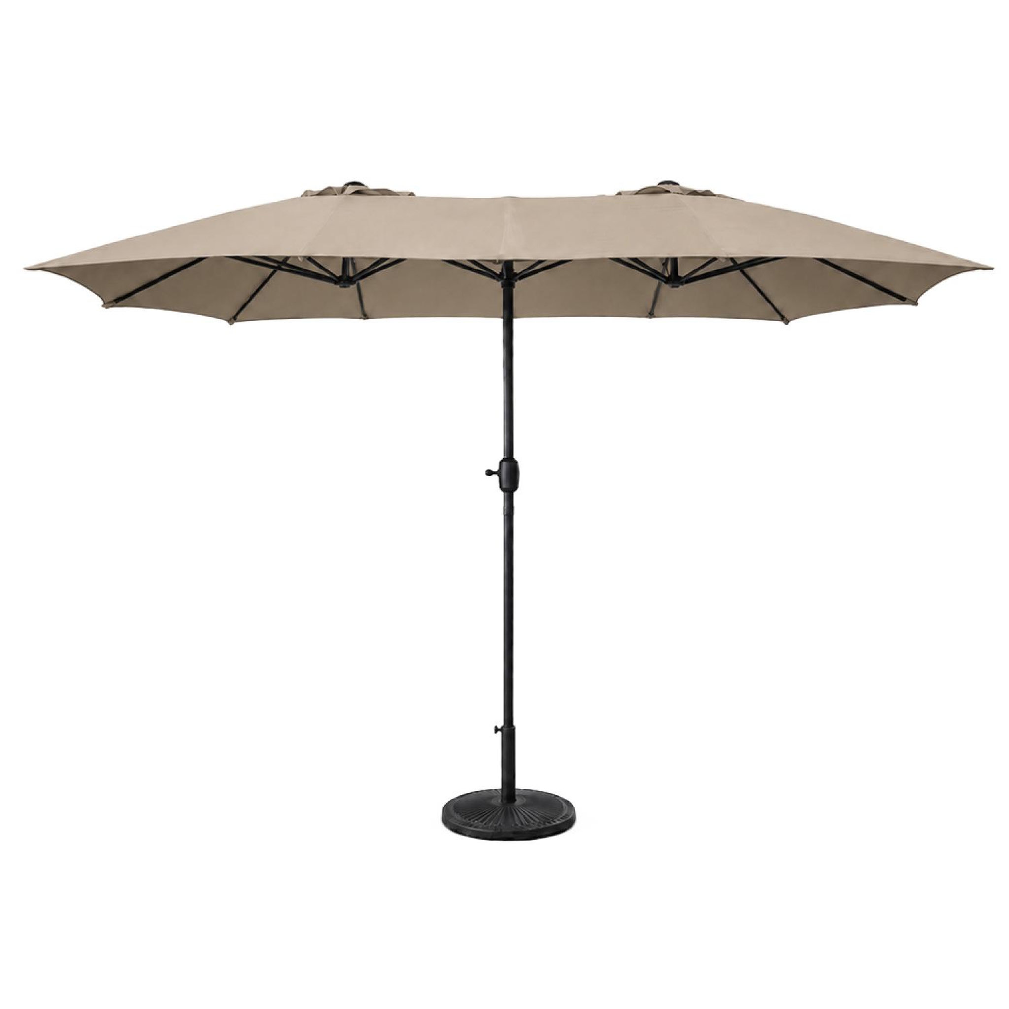 CONCEPT USINE Parasol rectangulaire double 27x46m taupe venice