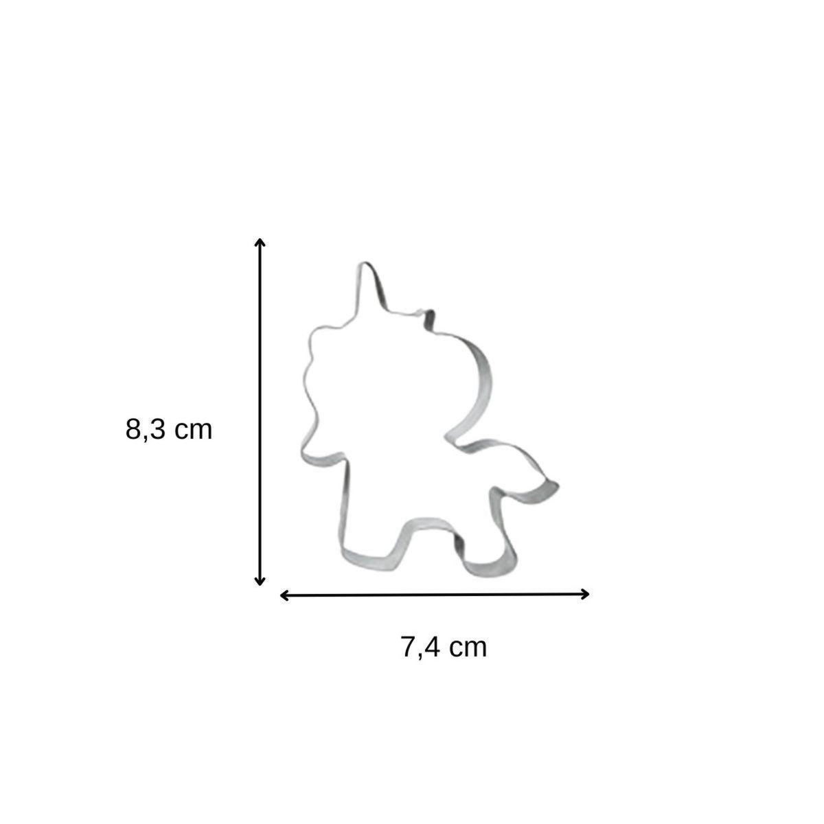 ZENKER Set de 4 emporte-pièces licorne Zenker Emporte-pièces