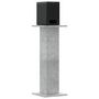 Voir la diapositive 3 : VIDAXL Supports de haut parleurs 2 pcs gris béton bois d ingénierie