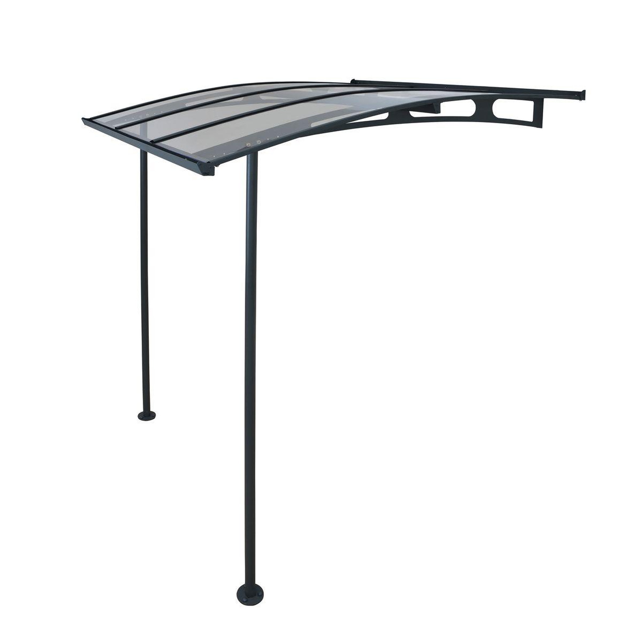 Voir la diapositive 6 : Canopia by PALRAM Marquise - Anthracite - 200x200-5cm - VEGA 2000