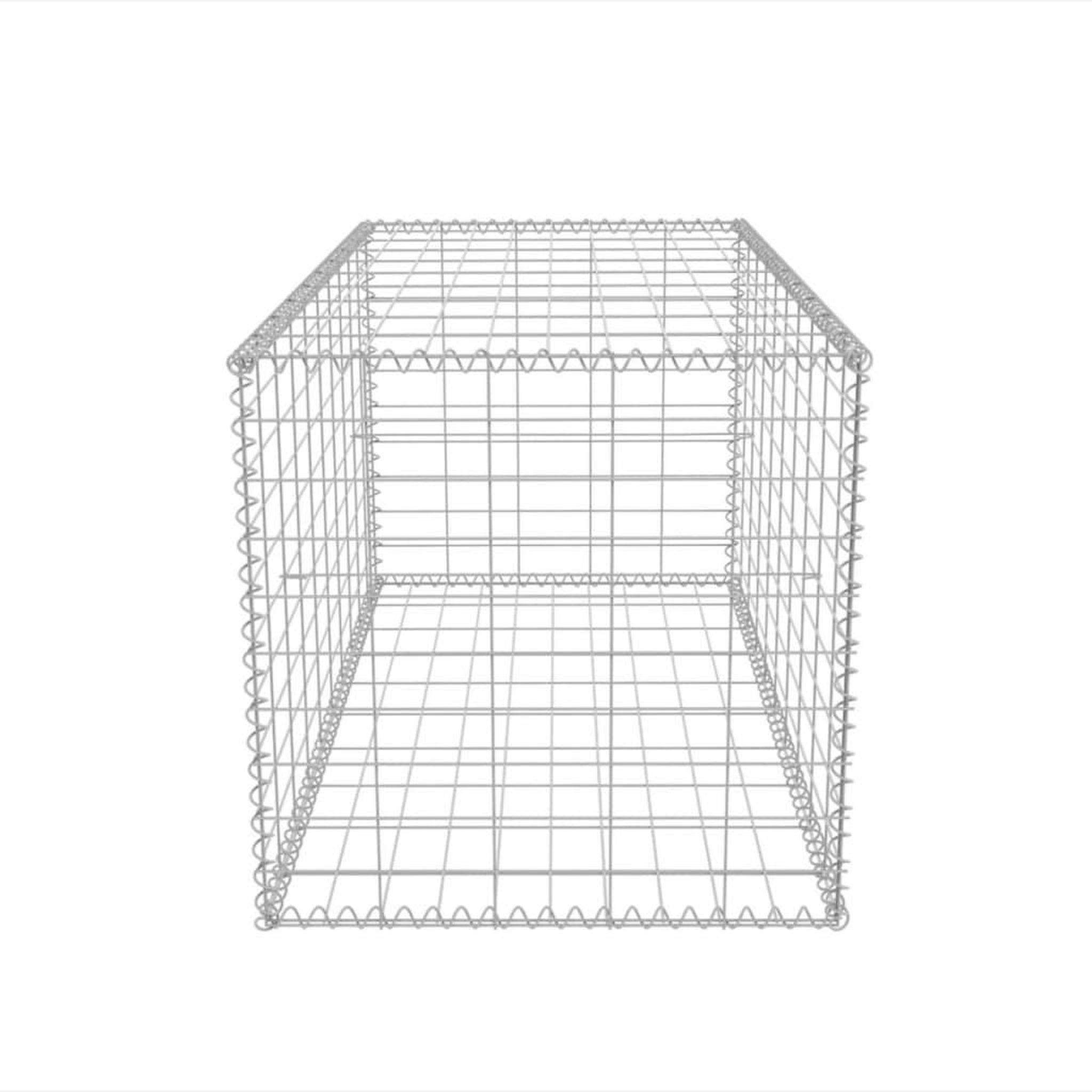 Voir la diapositive 5 : VIDAXL Panier de gabion Acier galvanise 100x50x50 cm