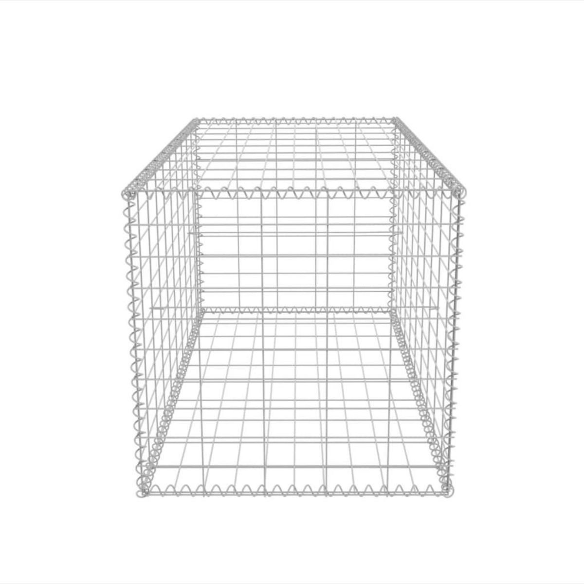 VIDAXL Panier de gabion Acier galvanise 100x50x50 cm