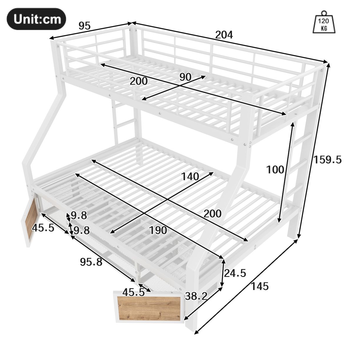 MERAX Lit superposé