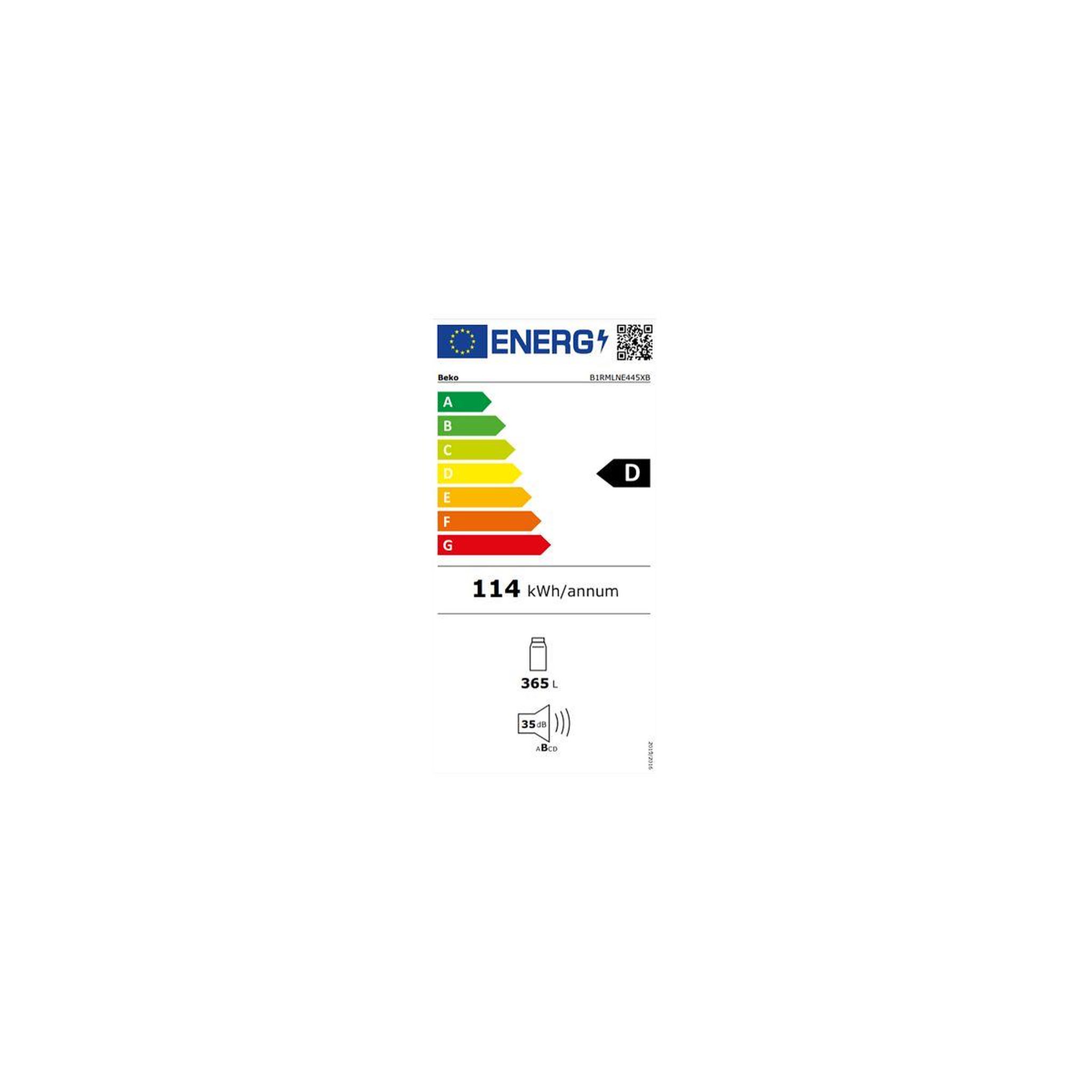 Voir la diapositive 6 : Beko Réfrigérateur 1 porte b1rmlne445xb