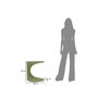 Voir la diapositive 5 : Paris Prix Table d'Appoint Design  Ibiza  52cm Vert