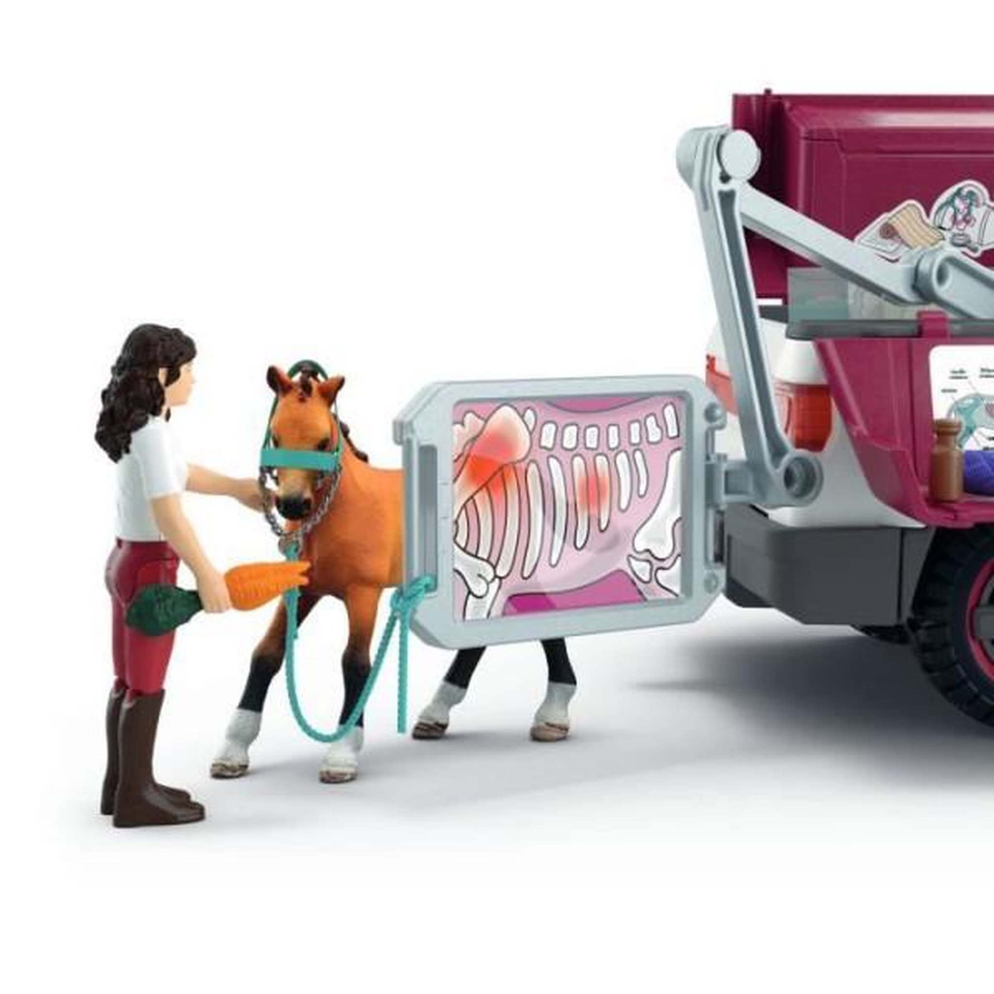 Voir la diapositive 6 : Schleich Coffret Vétérinaire mobile avec remorque, SCHLEICH 42704 Horse Club