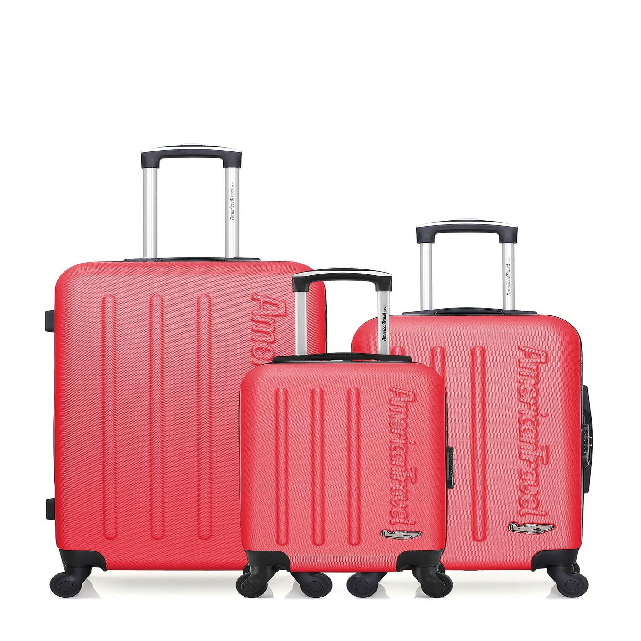 AMERICAN TRAVEL AMERICAN TRAVEL - Lot de 3 - Valises weekend, cabine et cabine XXS BRONX