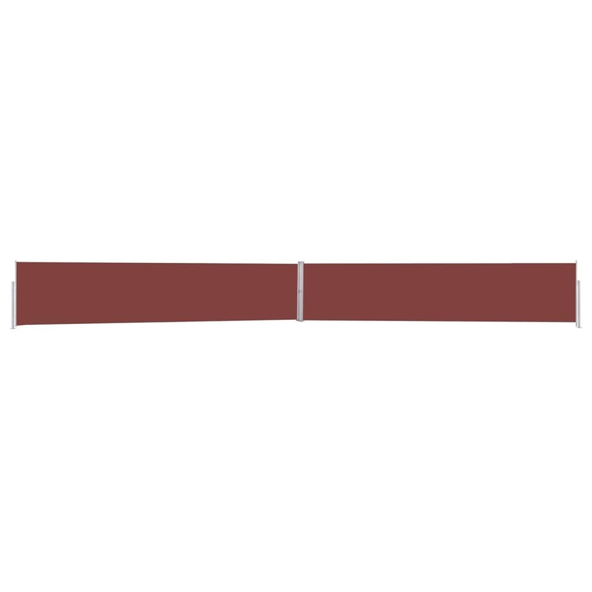 Voir la diapositive 1 : VIDAXL Auvent lateral retractable de patio 170x1200 cm Marron