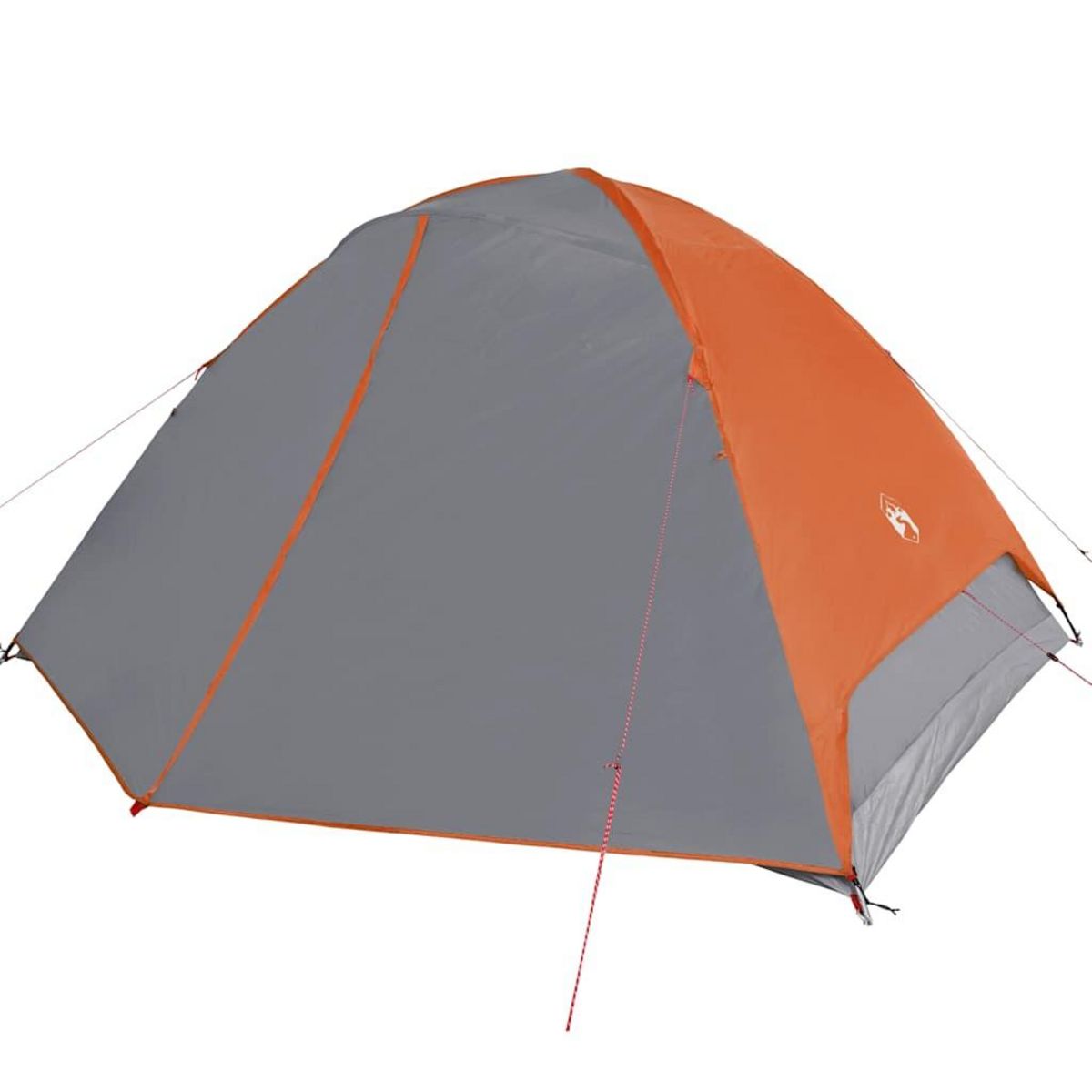 VIDAXL Tente de camping a dome 6 personnes orange impermeable