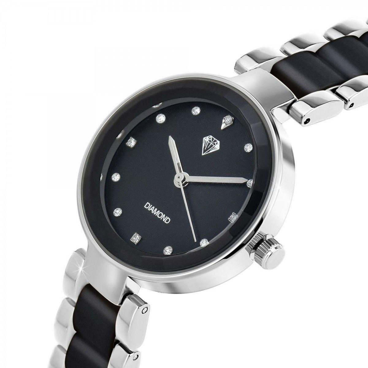 SC CRYSTAL Montre élégante Marion SC Crystal ornée d'un véritable diamant