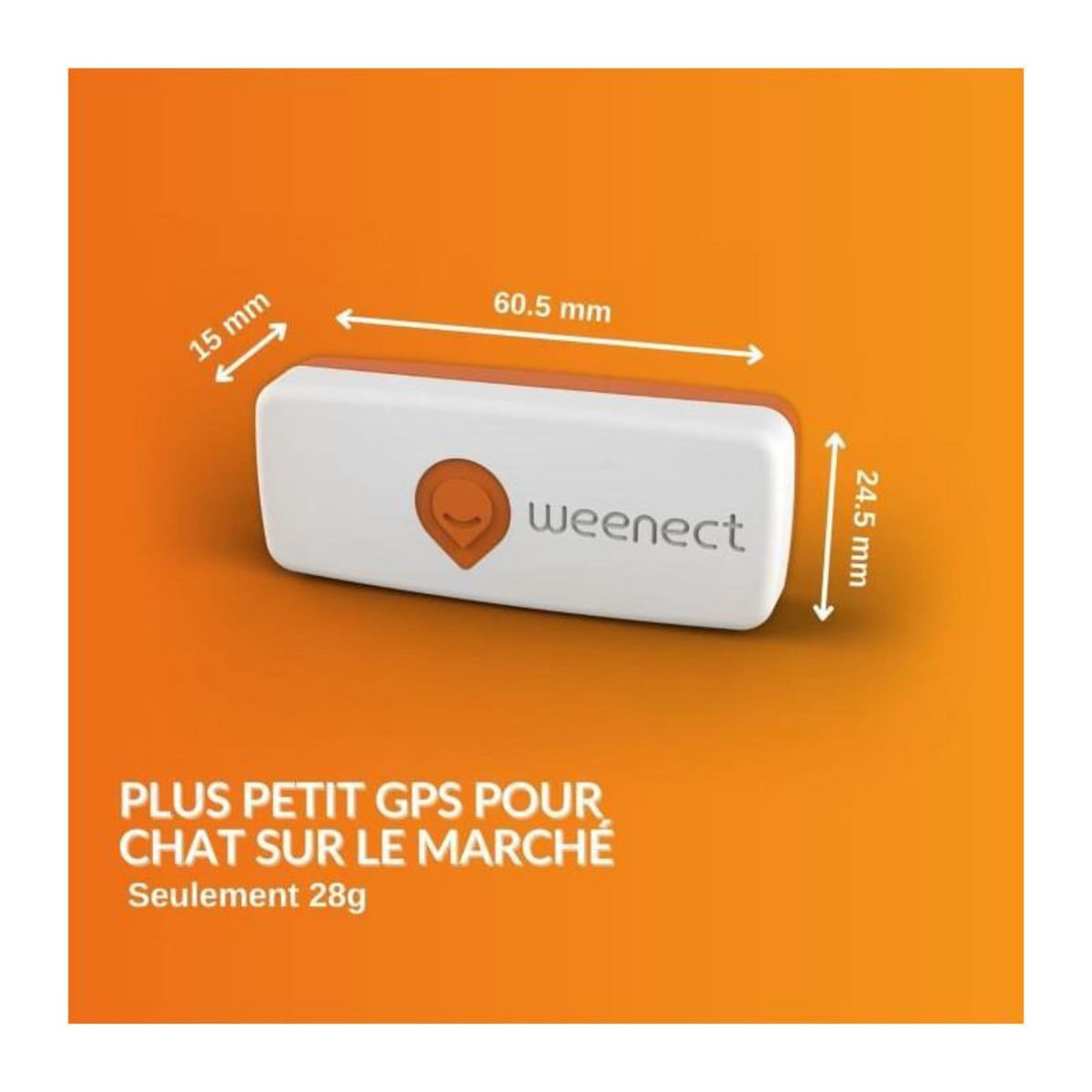 WEENECT Traceur GPS pour Chat - Weenect XS (White Edition 2023)