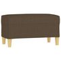 Voir la diapositive 2 : VIDAXL Banc Marron 70x35x41 cm Tissu
