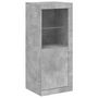 Voir la diapositive 3 : VIDAXL Buffet avec lumieres LED gris beton 41x37x100 cm
