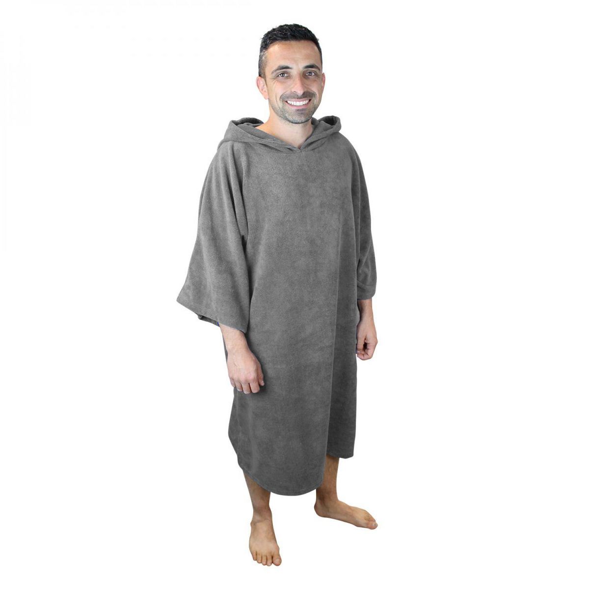 VIVEZEN Serviette poncho de bain ou de plage - Adulte