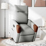 Voir la diapositive 2 : VIDAXL Fauteuil inclinable gris nuage tissu
