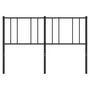 Voir la diapositive 5 : VIDAXL Tete de lit metal noir 140 cm