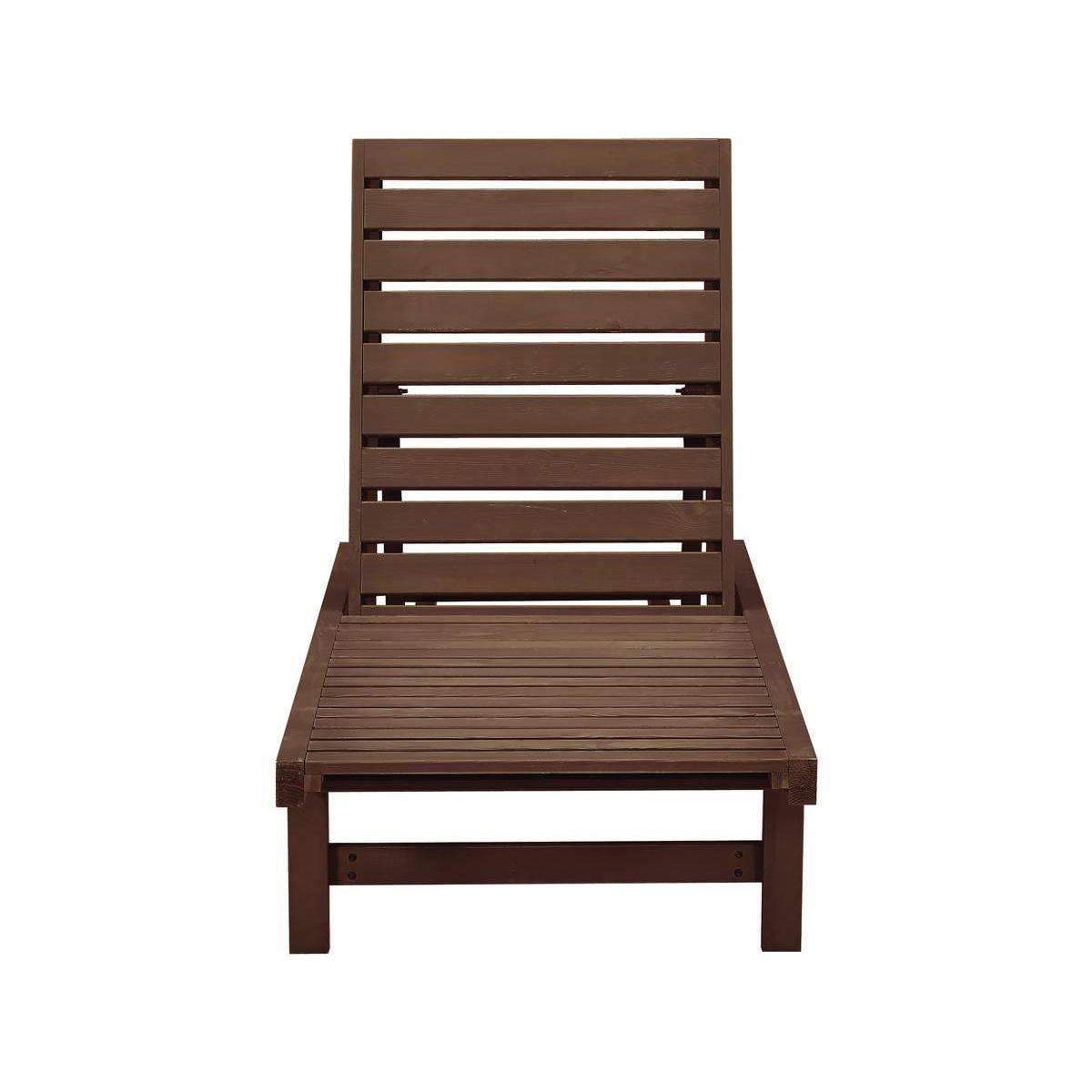 Habitat et Jardin Lot de 2 bains de soleil en bois  Rawai  - Marron