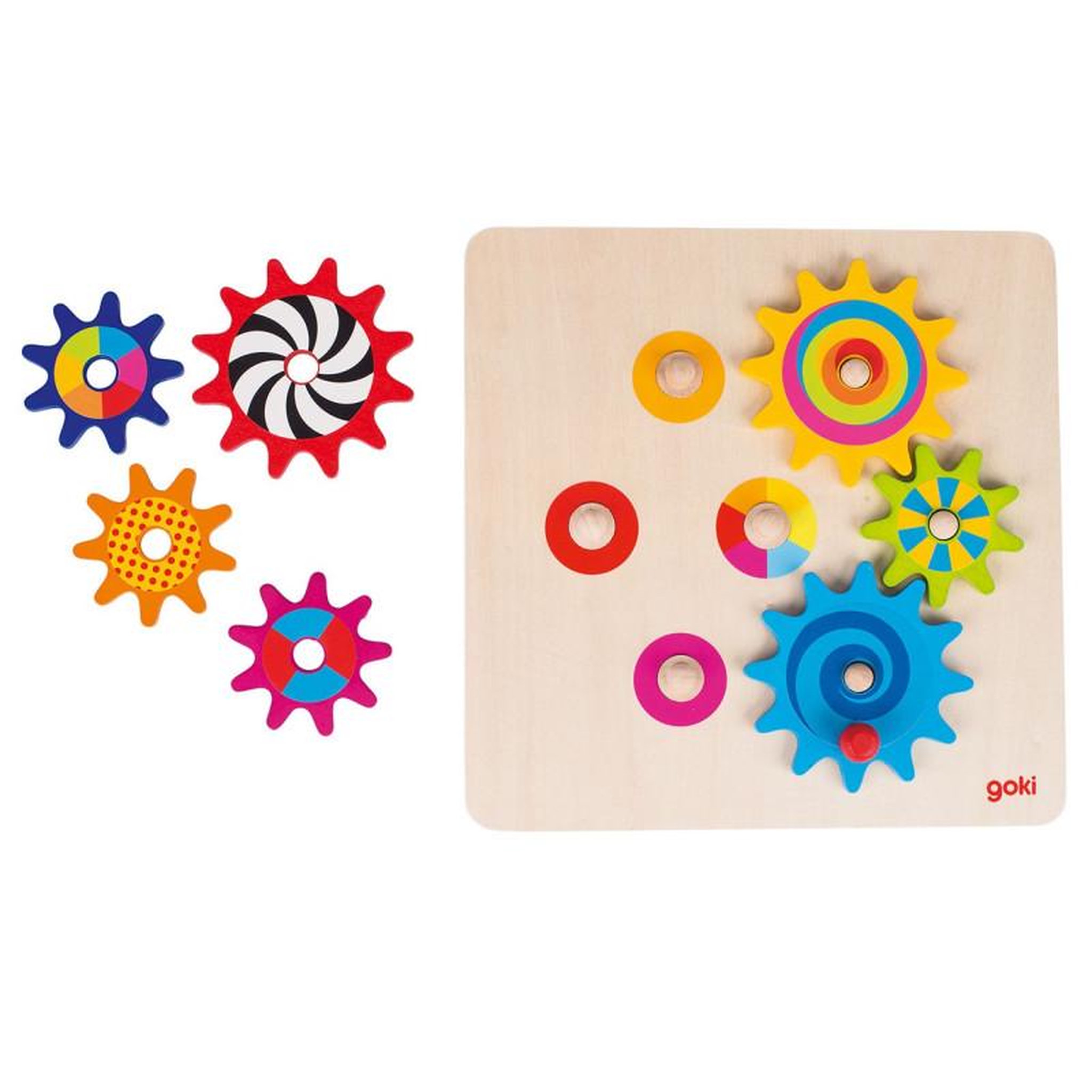 Goki GOKI Gear puzzle, 8dlg.