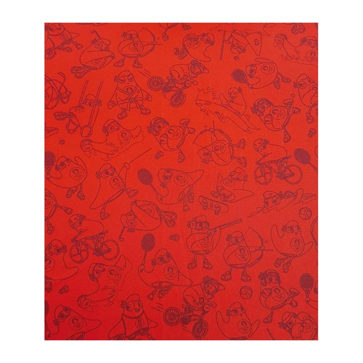 Fun House JEUX OLYMPIQUES PARIS 2024 - Siege lune pliable pour enfant h.47 x l.54 x p.42 cm