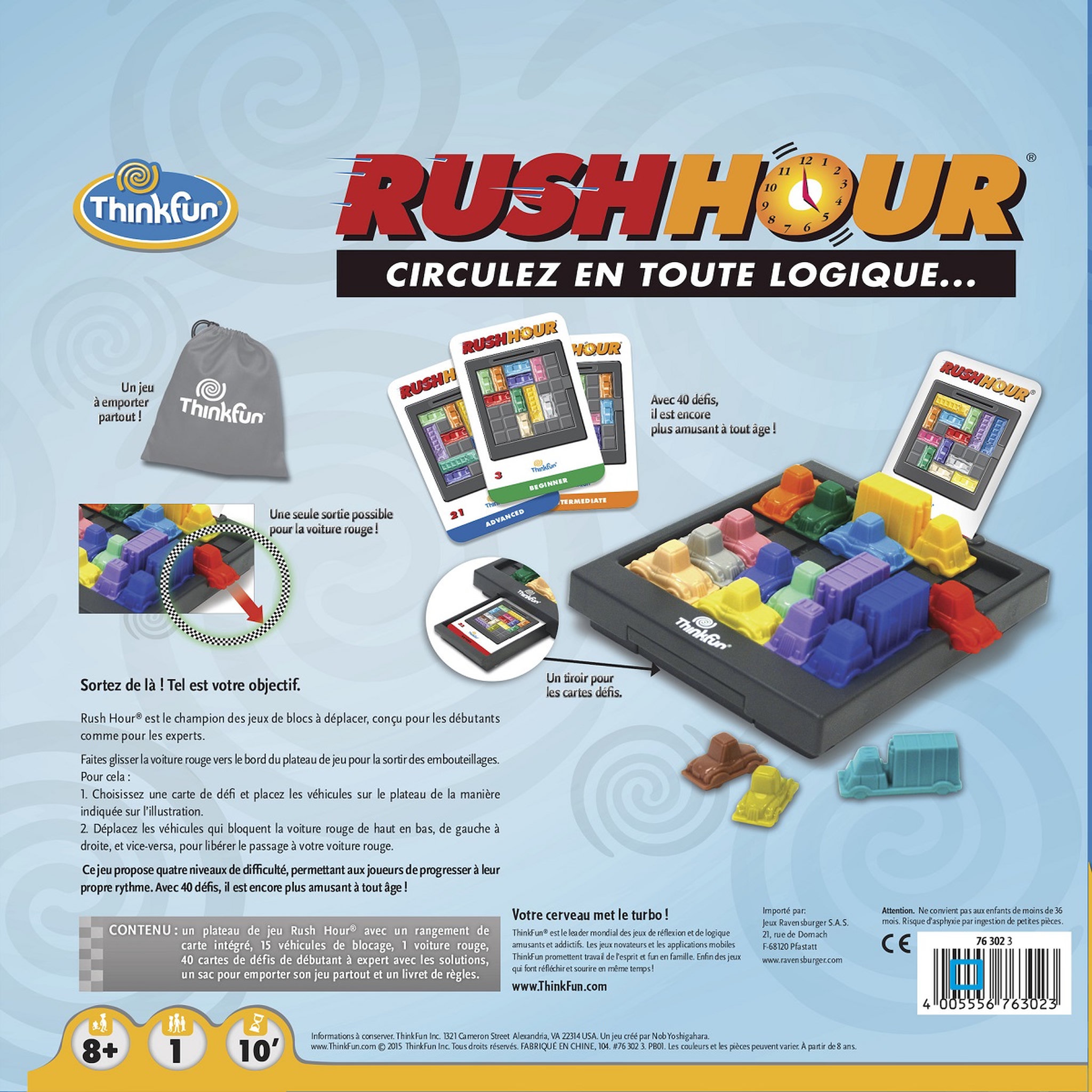 Voir la diapositive 4 : RAVENSBURGER Jeu Rush Hour (F)