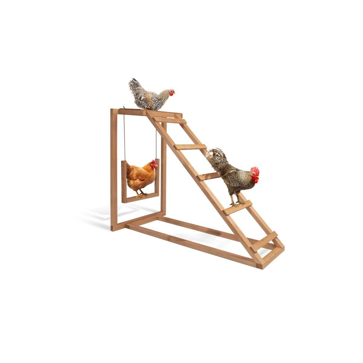 Jardikt Aire de jeux pour poules