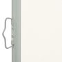 Voir la diapositive 4 : VIDAXL Auvent lateral retractable de patio 160 x 300 cm Blanc casse