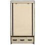 Voir la diapositive 5 : VIDAXL Garde-robe Creme 87 x 49 x 159 cm Tissu