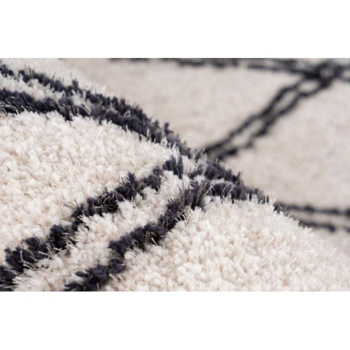 Paris Prix Tapis Tissé Géométrique  Orlando  Ivoire