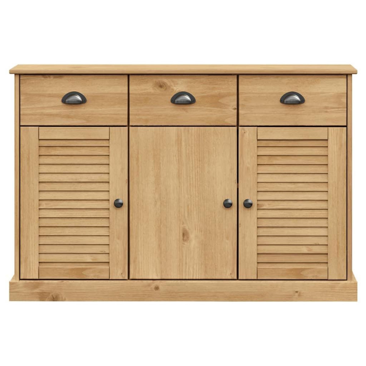 VIDAXL Buffet avec tiroirs VIGO 113x40x75 cm bois massif de pin