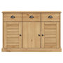 Voir la diapositive 5 : VIDAXL Buffet avec tiroirs VIGO 113x40x75 cm bois massif de pin