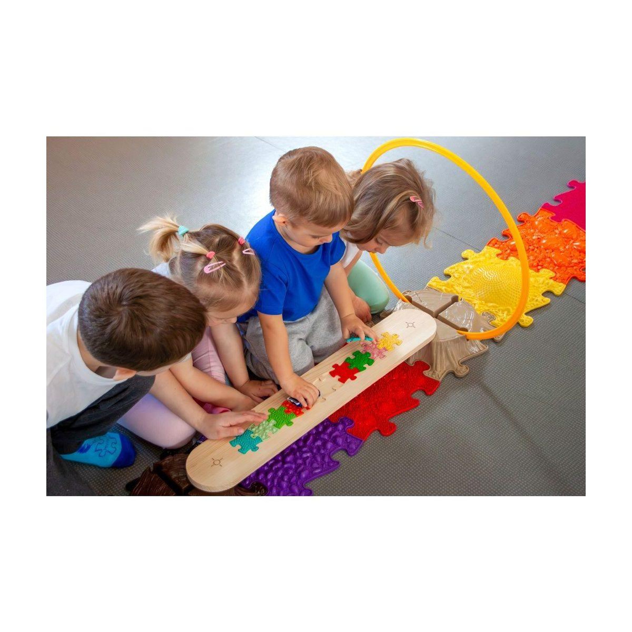 Voir la diapositive 5 : MUFFIK Passerelle  et 6 nano puzzles - 7 pièces, bois, multicolore