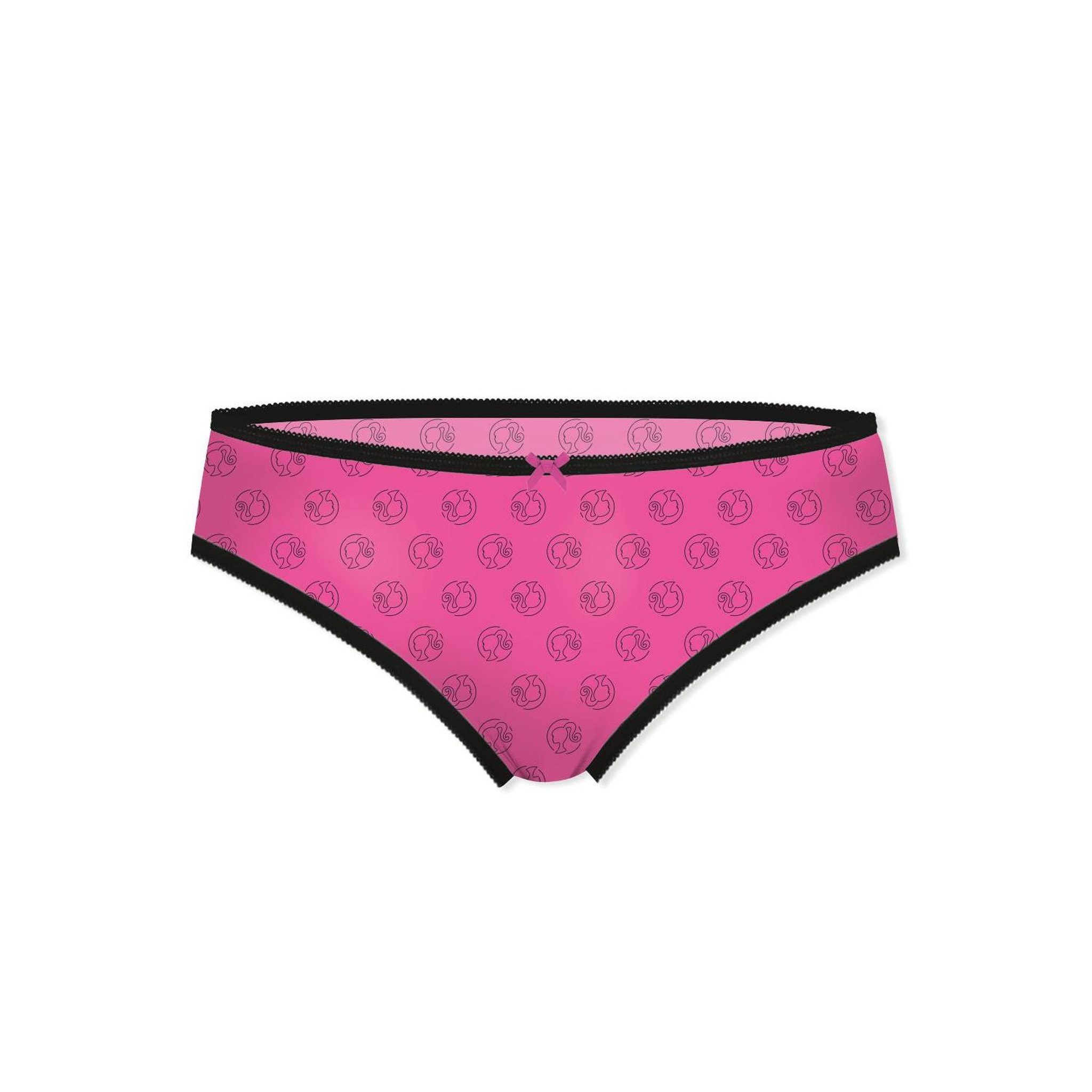 Voir la diapositive 2 : BARBIE Lot de 5 culottes bébé fille en coton