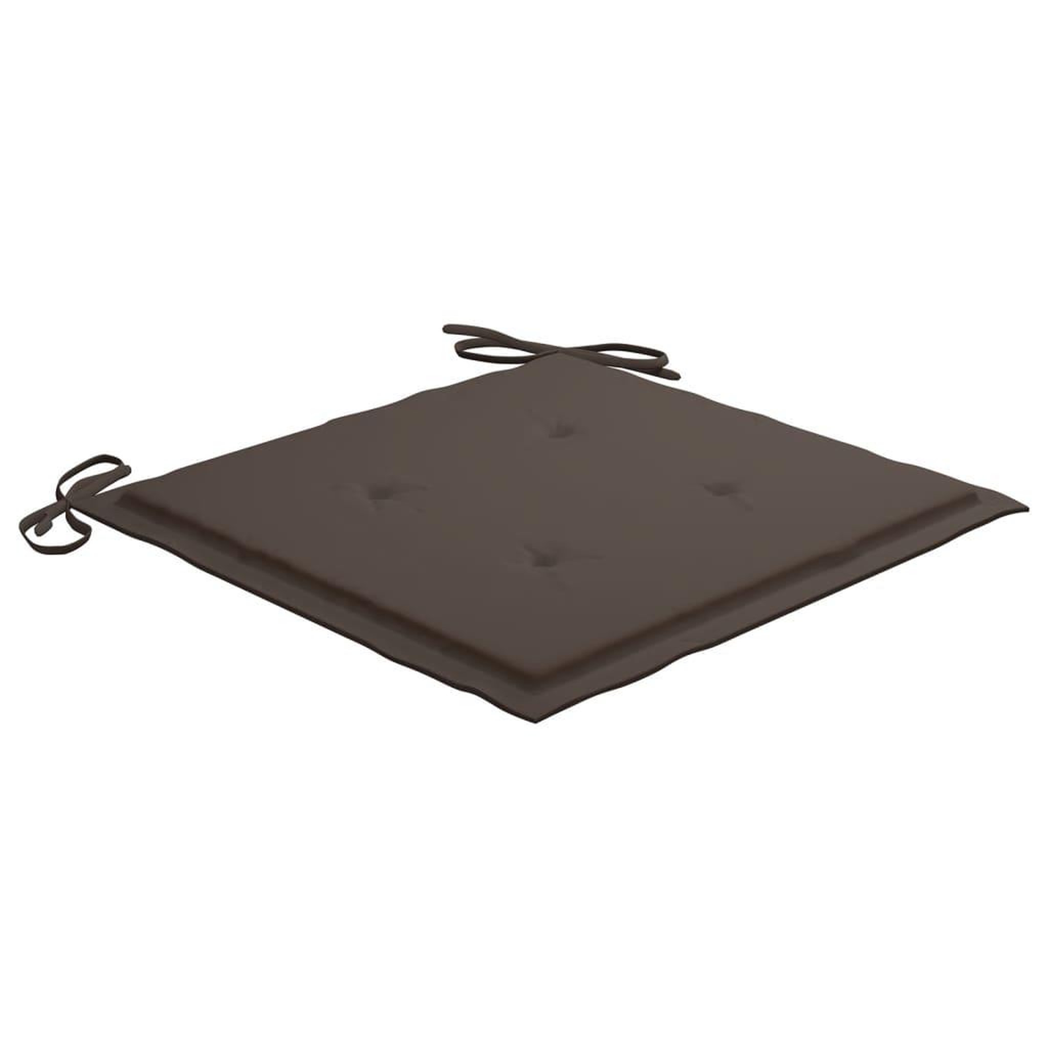Voir la diapositive 5 : VIDAXL Coussins de chaise jardin lot de 4 taupe 40x40x3cm tissu oxford