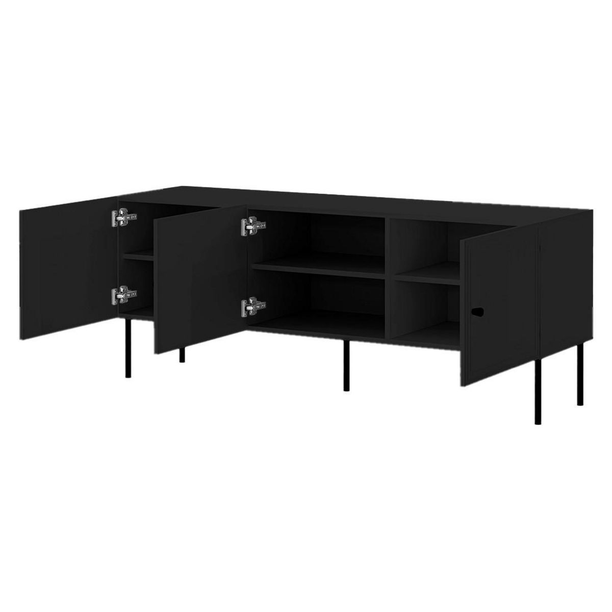 BEST MOBILIER Lavaggi - meuble tv - 3 portes - 150 cm
